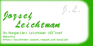 jozsef leichtman business card